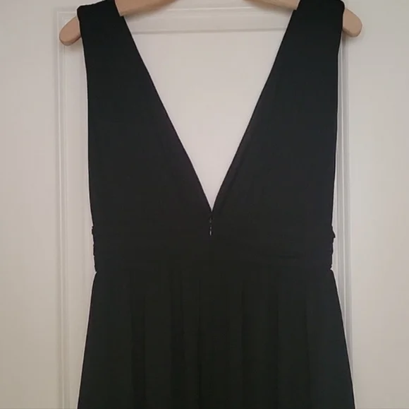 Lulus NWOT Heavenly Hues Black Maxi Dress Size L - Picture 7 of 11